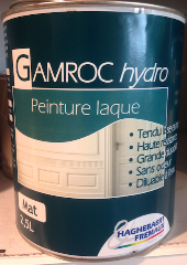 photo du produit Laque Gamroc Hydro Blanc Mat 2,5L