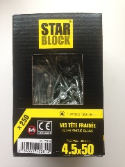 photo du produit Vis Starblock Torx 4,5x50 250pcs