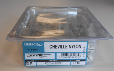 photo du produit Chevilles Nylon D10 -50pcs