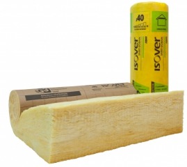 photo du produit Laine Verre Isover IBR Kraft ep 80 9mlx1m20=10m²80 R=2