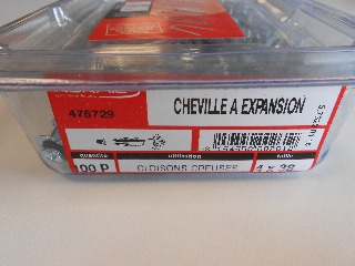 photo du produit Chevilles à Expansion+ Vis 4x38-100pcs