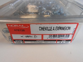 photo du produit Chevilles à Expansion+ Vis 4x32-100pcs