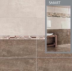 photo du produit Carrelage mur Smart Taupe 25x50