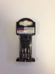 photo du produit Boite de 3 Embouts pozidriv 25mm PZ1