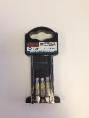 photo du produit Boite de 3 Embouts TORX T25 25mm