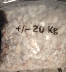 photo du produit Galet Blanc Moyen sac 20kg