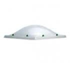 photo du produit Coupole D.Paroi Opalin 120x120 ext 136x136