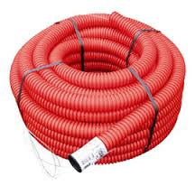 photo du produit Gaine Pvc Annelée D 90 Rouge en 50ml