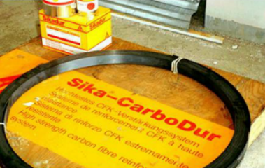 photo du produit SIKA Carbodur S512 Lamelles fibres de carbones 25mx50mm