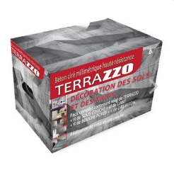 photo du produit Kit réalisation de béton ciré TERRAZZO Londres 10Kg